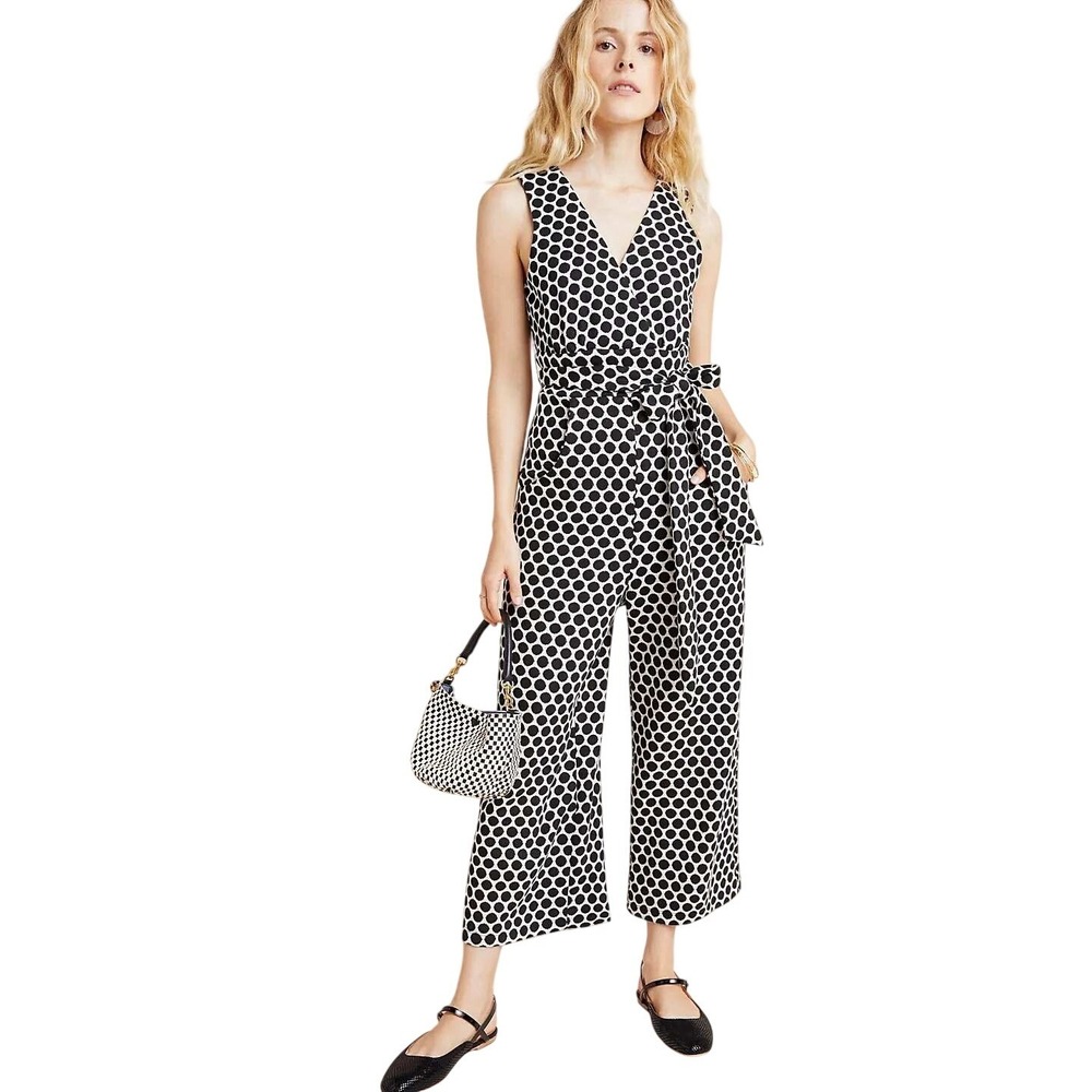 Eva Franco Women's Masha Abstract Knit Jumpsuit from Anthropologie Size‎ Medium